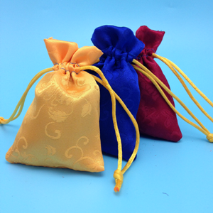 promotional small satin drawstring bags for jewelry