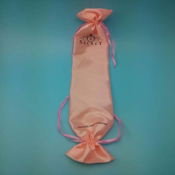 Popular Hair Extension Packaging Satin  Bag