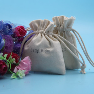 Good Quality Wholesale Organic Fabric Cotton Drawstring Bag