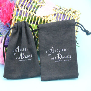 Fashionable new products black cotton pouches