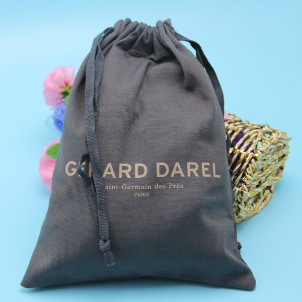 Popular stylish blank black bag cotton