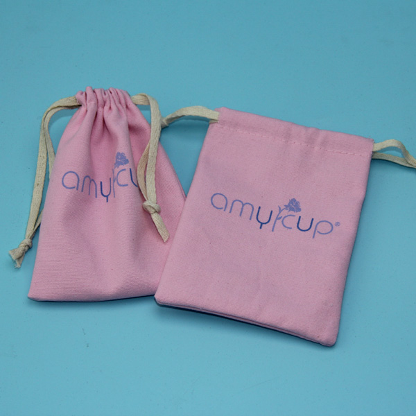 Small Canvas Drawstring Pouch