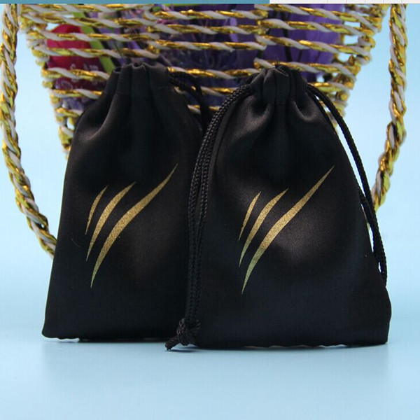 Designer antique wholesale drawstring satin pouch